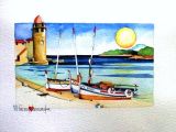 oeuvre de l'artiste Titi Becaud : COLLIOURE