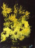 oeuvre de l'artiste Aldo : Fleurs jaunes